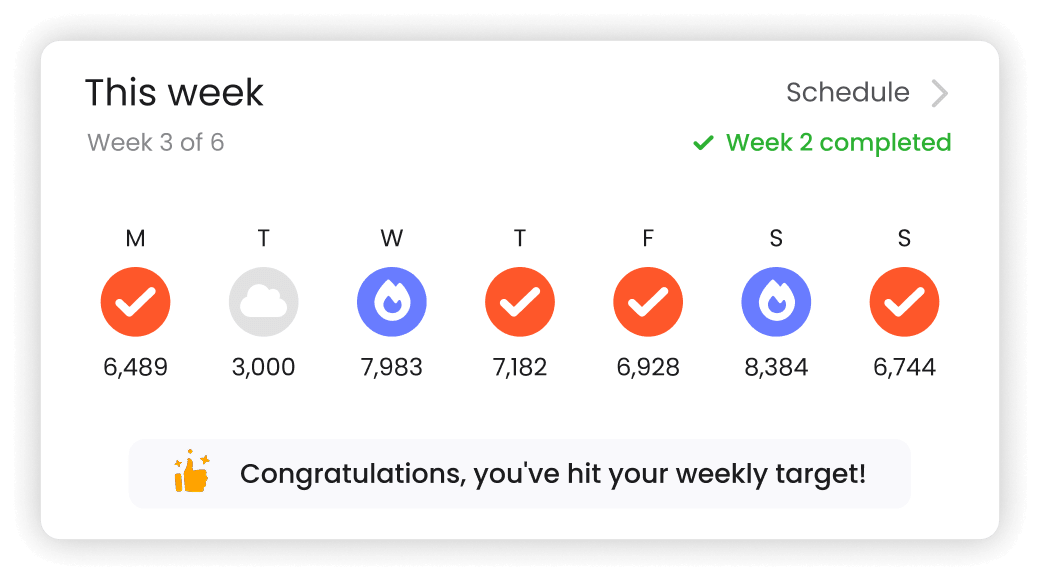 Walk daily